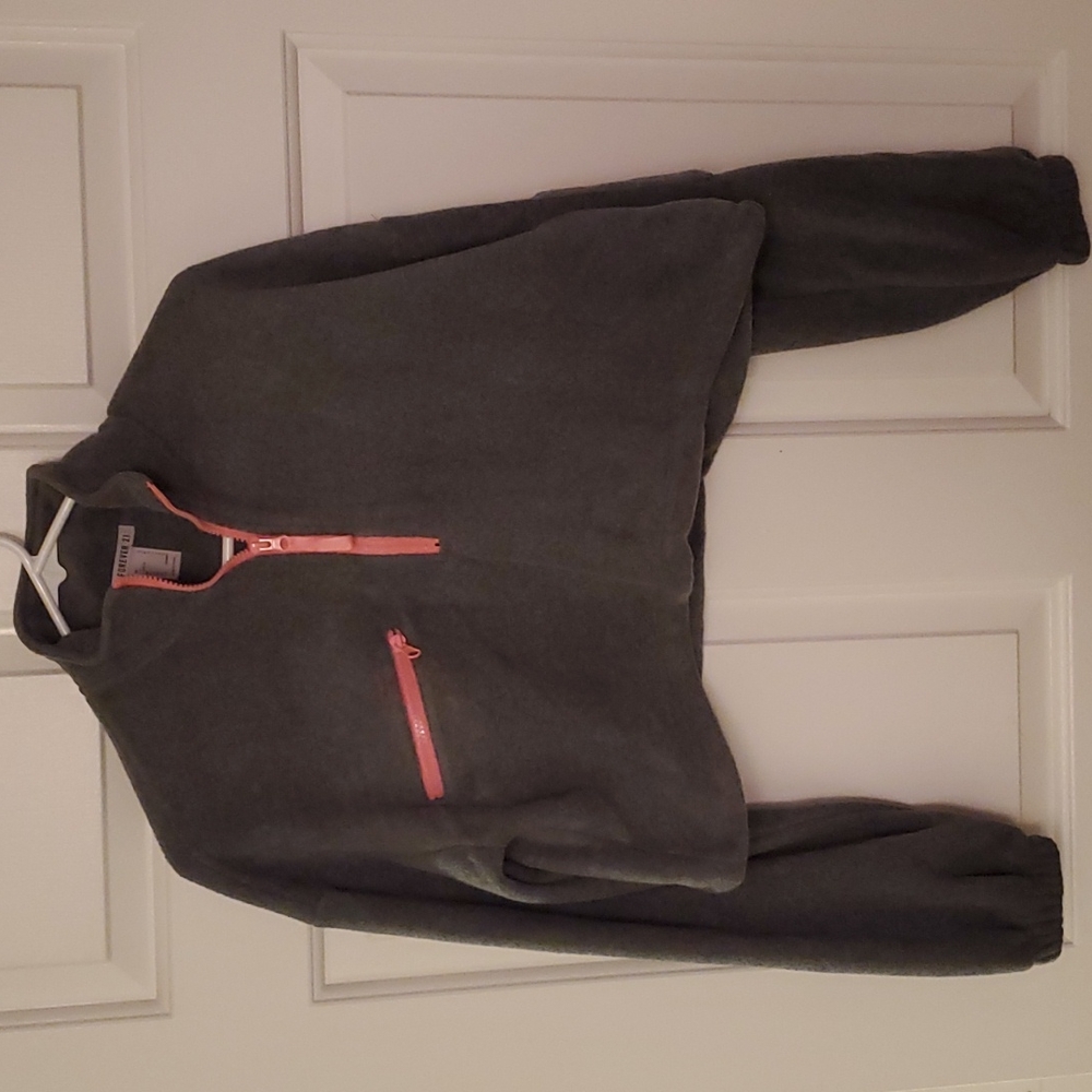 Crop top fleece 1/4 zip